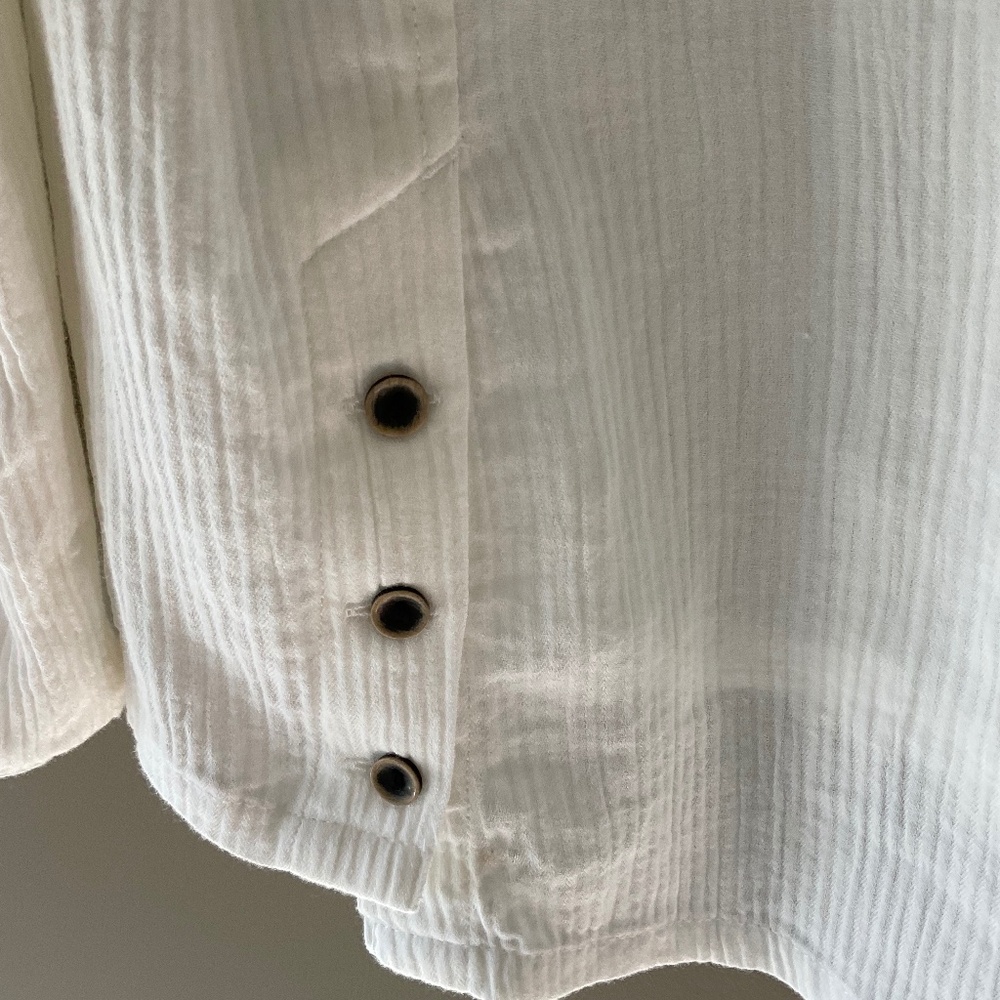 Prana Textured Wide Sleeved Blouse